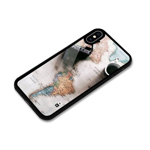 Coffee And Travel Glass Back Case for iPhone XS Max