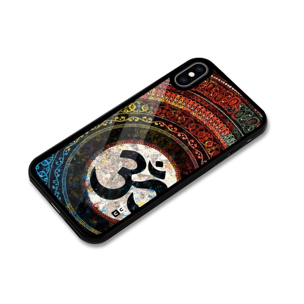 Culture Om Design Glass Back Case for iPhone XS Max