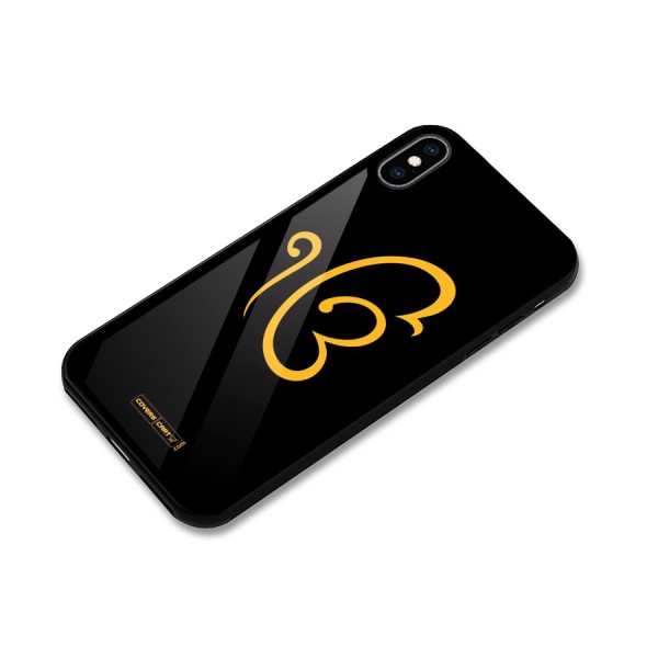 Ik Onkar Glass Back Case for iPhone XS Max