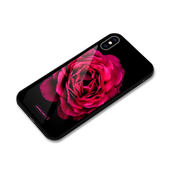 Magical Rose Glass Back Case for iPhone XS Max