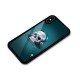 Music Skull Glass Back Case for iPhone XS Max