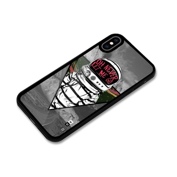 Never Let Me Go Glass Back Case for iPhone XS Max