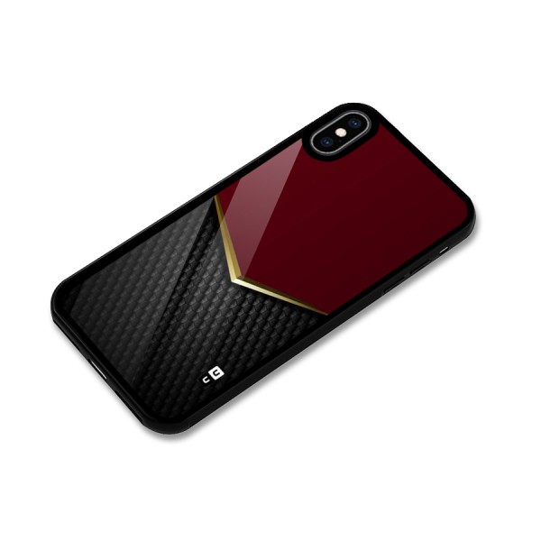 Rich Design Glass Back Case for iPhone XS Max