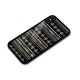 Snowflakes Gold Glass Back Case for iPhone XS Max