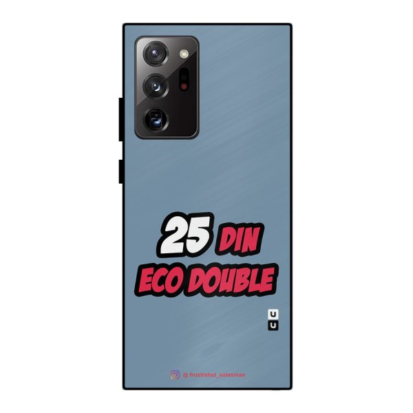 25 Din Eco Double SteelBlue Metal Back Case for Galaxy Note 20 Ultra 5G
