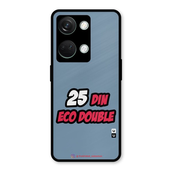 25 Din Eco Double SteelBlue Metal Back Case for OnePlus Nord 3