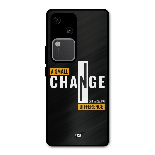 A Small Change Metal Back Case for Vivo V30 Pro