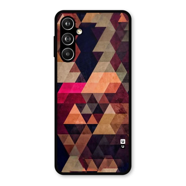Abstract Beauty Triangles Metal Back Case for Galaxy F54