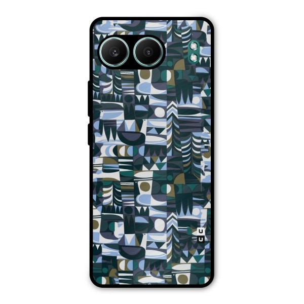 Abstract Blues Metal Back Case for OnePlus Nord 4