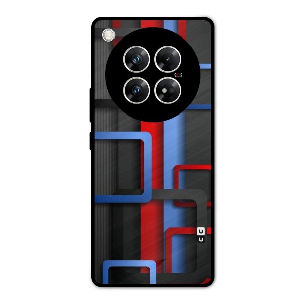 Abstract Box Metal Back Case for Infinix Zero 40 5G