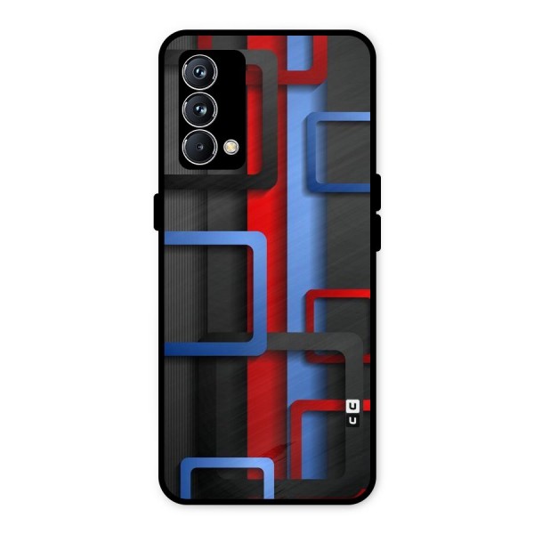 Abstract Box Metal Back Case for Realme GT Master Edition