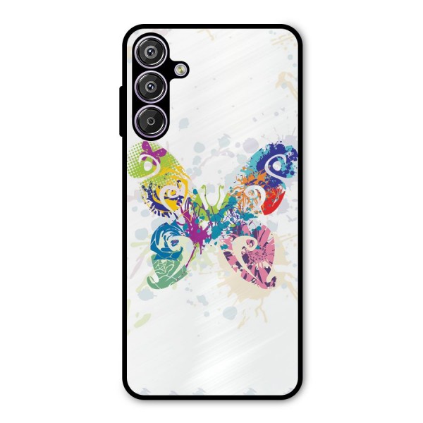Abstract Butterfly Metal Back Case for Galaxy F15
