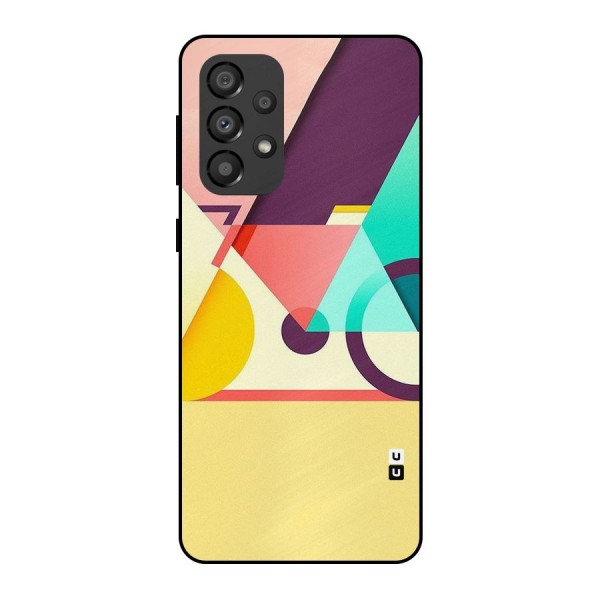 Abstract Cycle Metal Back Case for Galaxy A33 5G