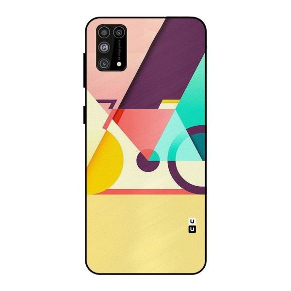 Abstract Cycle Metal Back Case for Galaxy M31