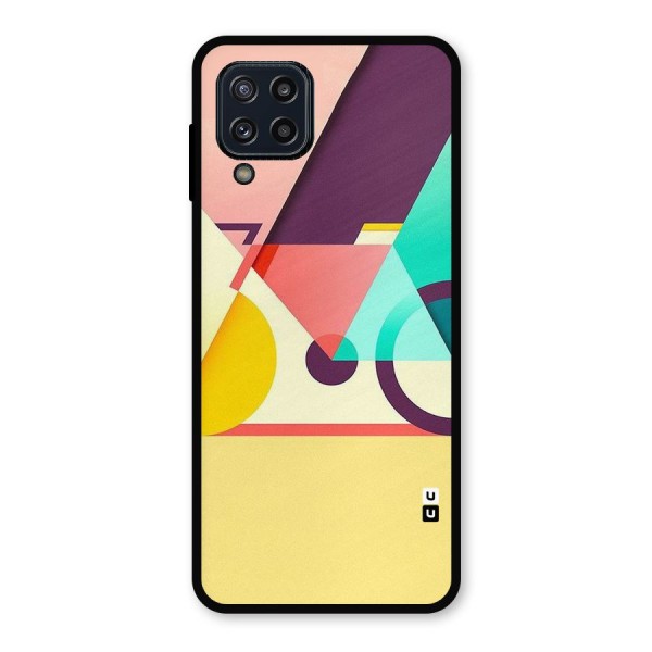 Abstract Cycle Metal Back Case for Galaxy M32