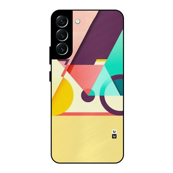Abstract Cycle Metal Back Case for Galaxy S22 Plus 5G