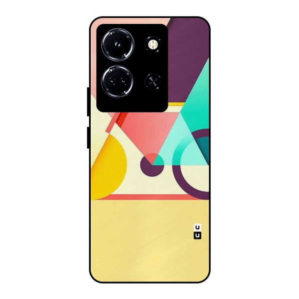 Abstract Cycle Metal Back Case for Infinix Note 30 5G