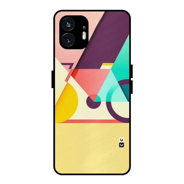 Abstract Cycle Metal Back Case for Nothing Phone 2