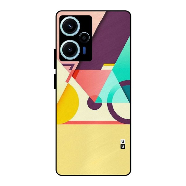 Abstract Cycle Metal Back Case for Poco F5
