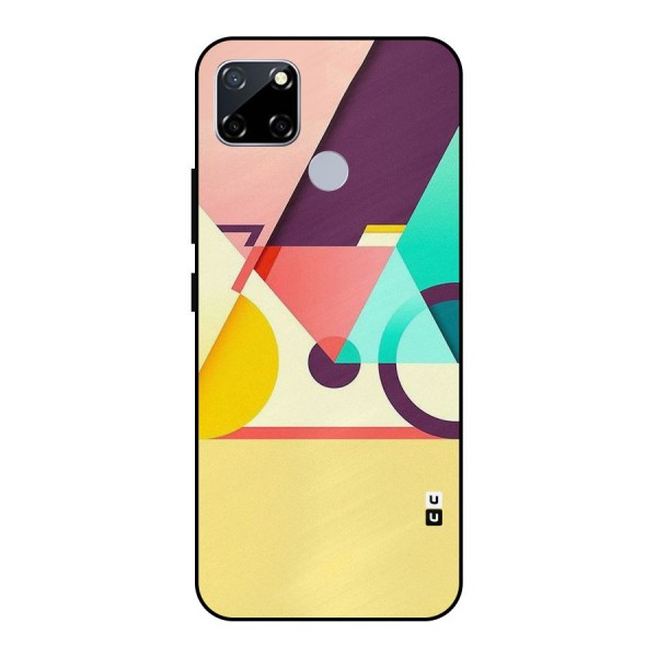 Abstract Cycle Metal Back Case for Realme Narzo 30A