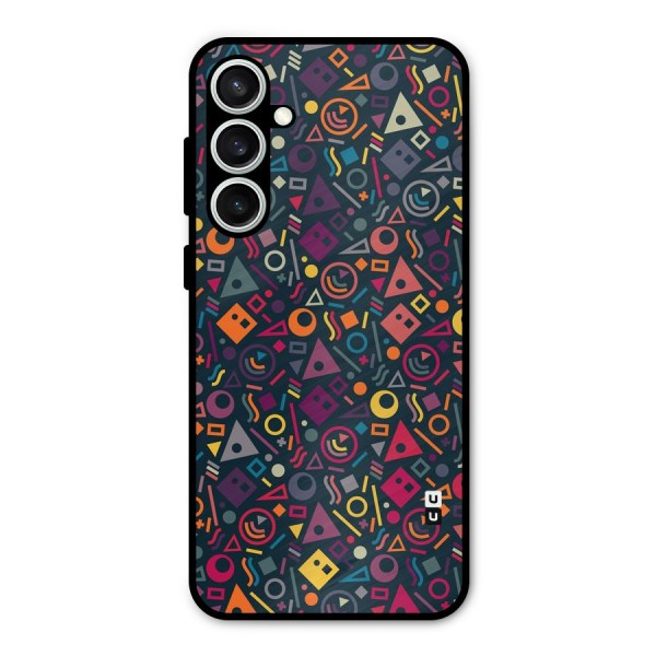 Abstract Figures Metal Back Case for Galaxy S23 FE