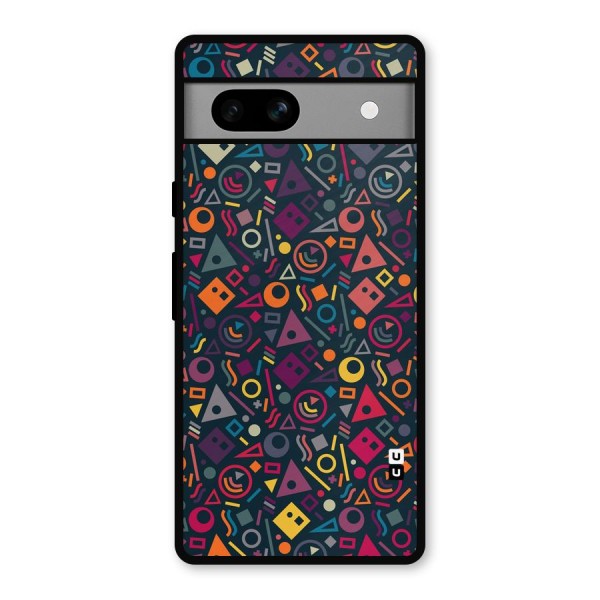 Abstract Figures Metal Back Case for Google Pixel 7a