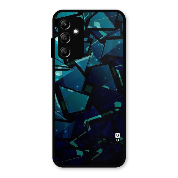 Abstract Glass Design Metal Back Case for Galaxy A14 5G