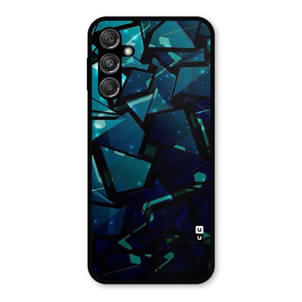 Abstract Glass Design Metal Back Case for Galaxy M34 5G