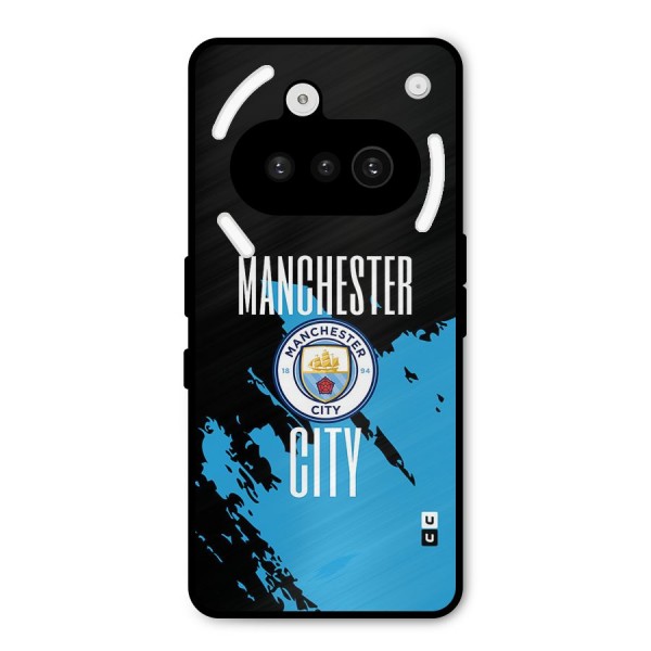 Abstract Manchester Metal Back Case for Nothing Phone 3a