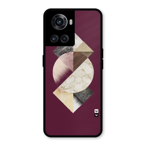 Abstract Marble Pattern Metal Back Case for OnePlus 10R