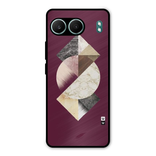 Abstract Marble Pattern Metal Back Case for OnePlus Nord 4