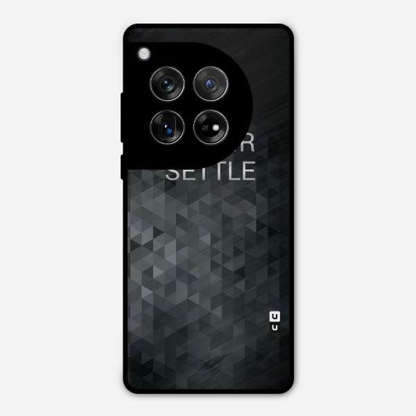 Abstract No Settle Metal Back Case for OnePlus 12