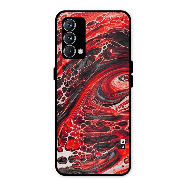 Abstract Pattern Gradient Marbled Metal Back Case for Realme GT Master Edition
