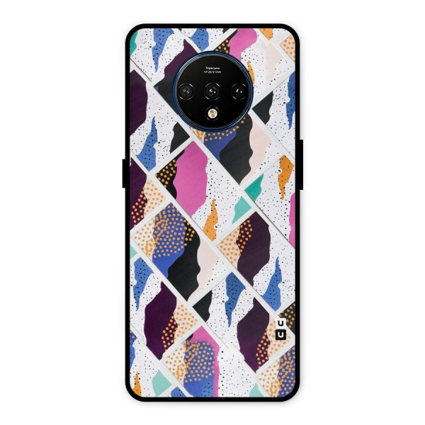 Abstract Polka Metal Back Case for OnePlus 7T