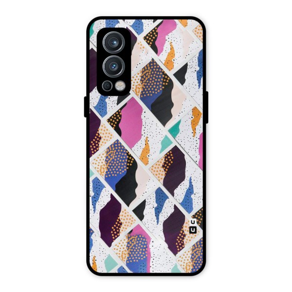 Abstract Polka Metal Back Case for OnePlus Nord 2 5G