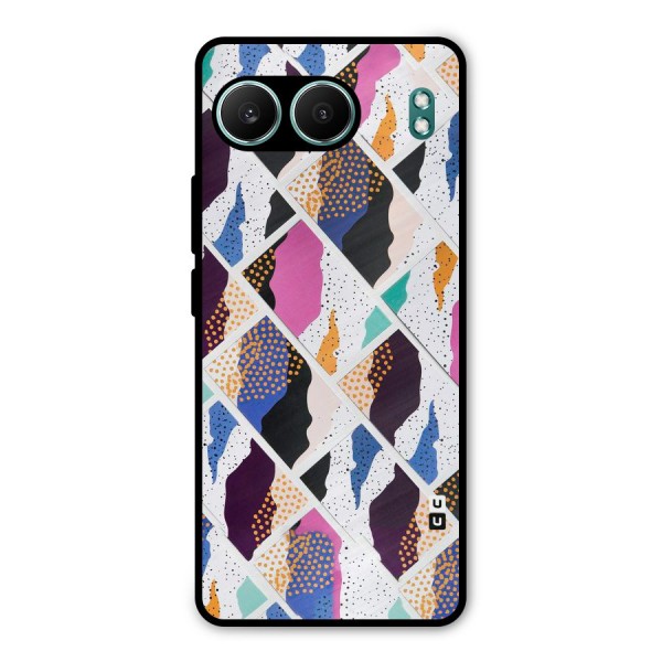 Abstract Polka Metal Back Case for OnePlus Nord 4