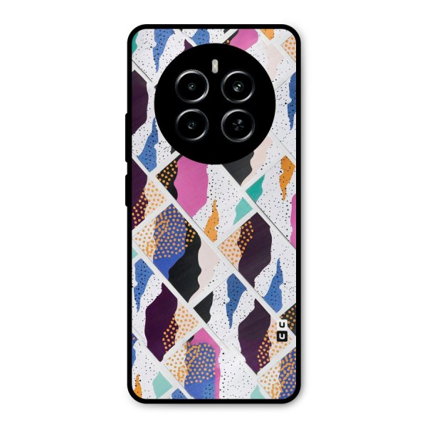 Abstract Polka Metal Back Case for Realme P1
