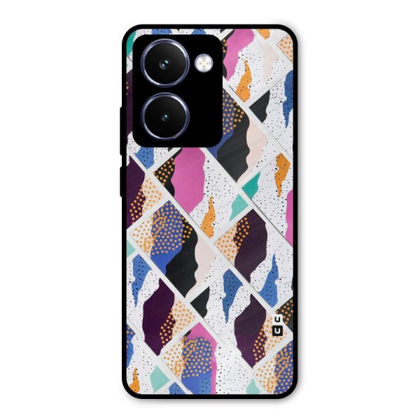 Abstract Polka Metal Back Case for Realme P3 Ultra