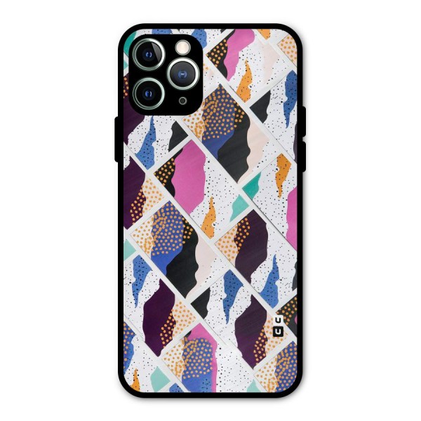 Abstract Polka Metal Back Case for iPhone 11 Pro Max