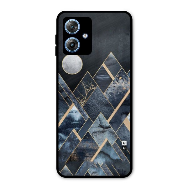 Abstract Scenic Design Metal Back Case for Moto G54