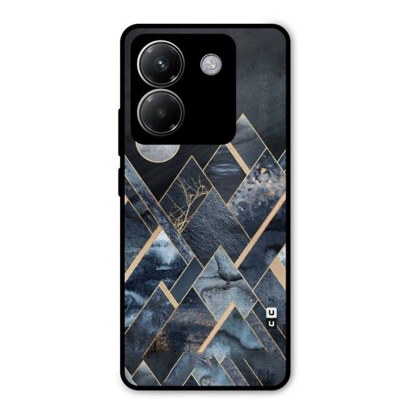Abstract Scenic Design Metal Back Case for Poco M7 Pro 5G