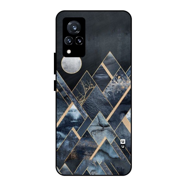 Abstract Scenic Design Metal Back Case for Vivo V21 5G