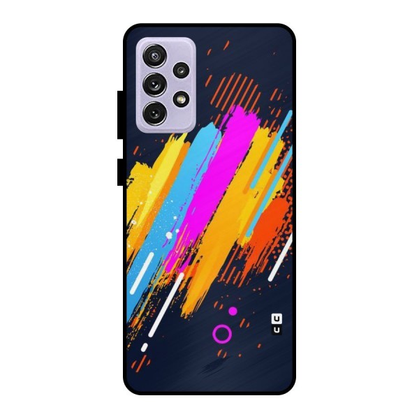 Abstract Shades Metal Back Case for Galaxy A72