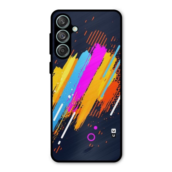 Abstract Shades Metal Back Case for Galaxy M55 5G
