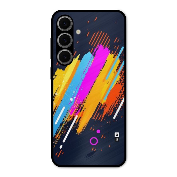 Abstract Shades Metal Back Case for Galaxy S24 FE