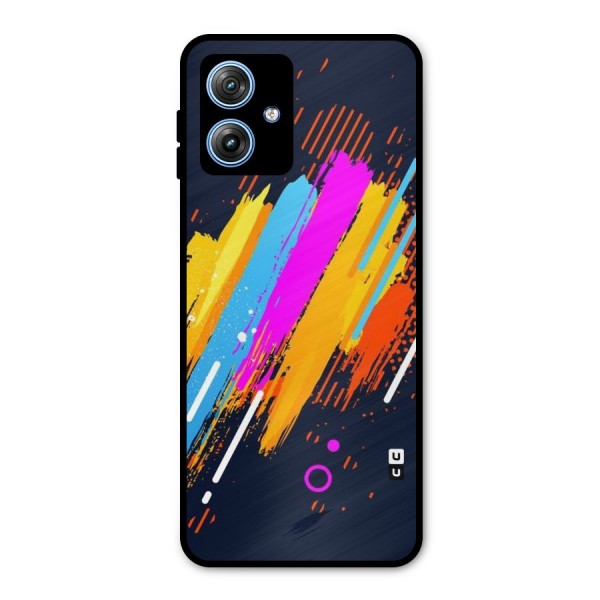 Abstract Shades Metal Back Case for Moto G54