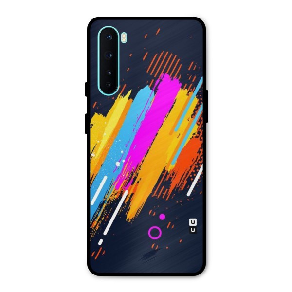 Abstract Shades Metal Back Case for OnePlus Nord
