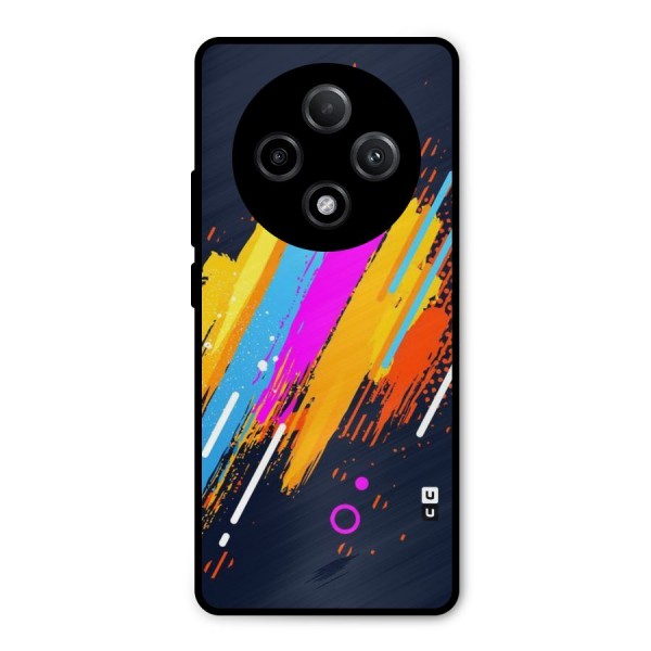 Abstract Shades Metal Back Case for Oppo F27 Pro Plus