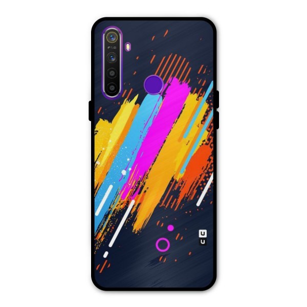 Abstract Shades Metal Back Case for Realme Narzo 10