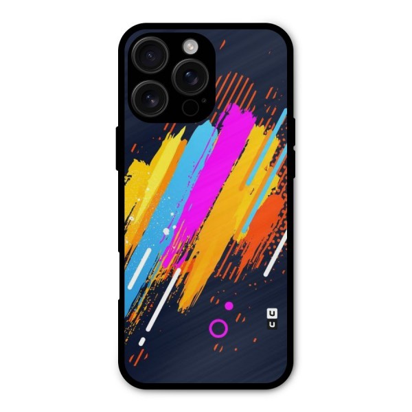 Abstract Shades Metal Back Case for iPhone 16 Pro Max